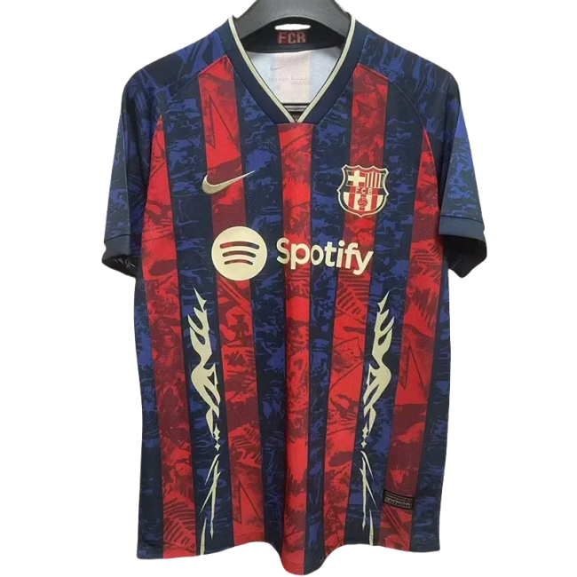 24-25 Mens Barcelona  Blue Red Limited Edition Fans Training Shirts