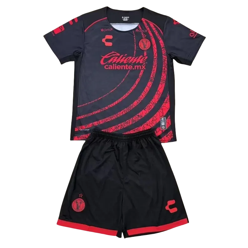 24-25 Tijuana Home Kids Soccer Jersey
