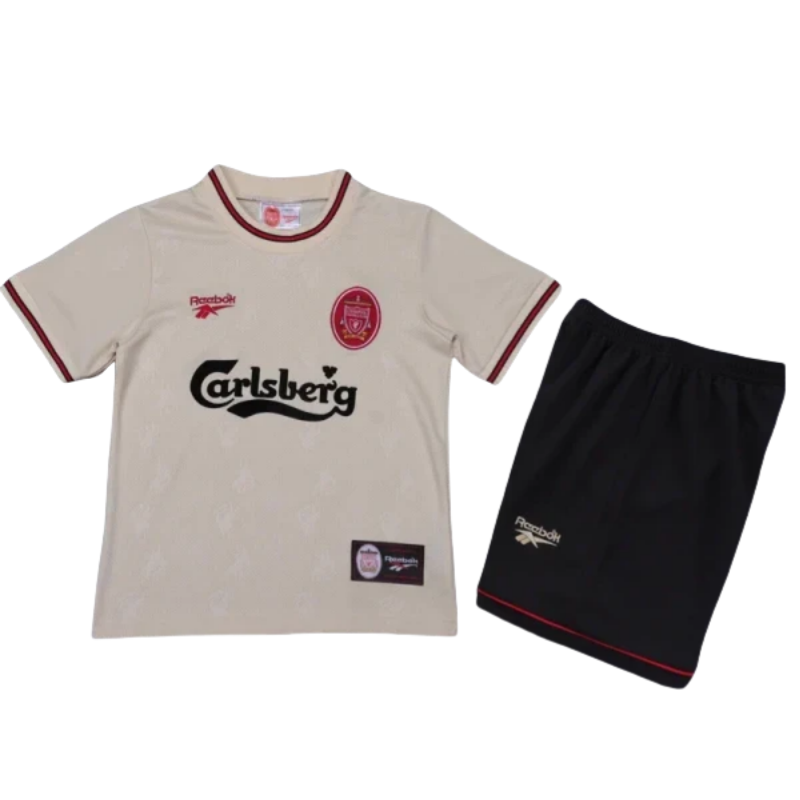 1996-1997 LIV Away Kids Retro Soccer Jersey