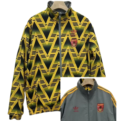 24-25 ARS Golden & Grey Retro Double Sided Windbreaker