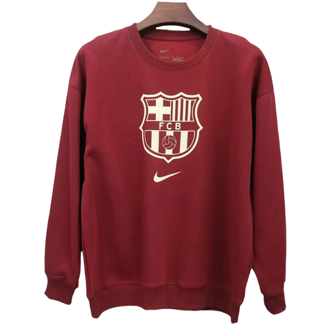 24-25Mens  Barcelona  Red  Long Sleeve  soccer jersey