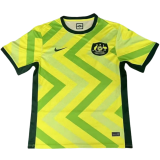 25-26 Australia Yellow Green Fans Soccer Jersey