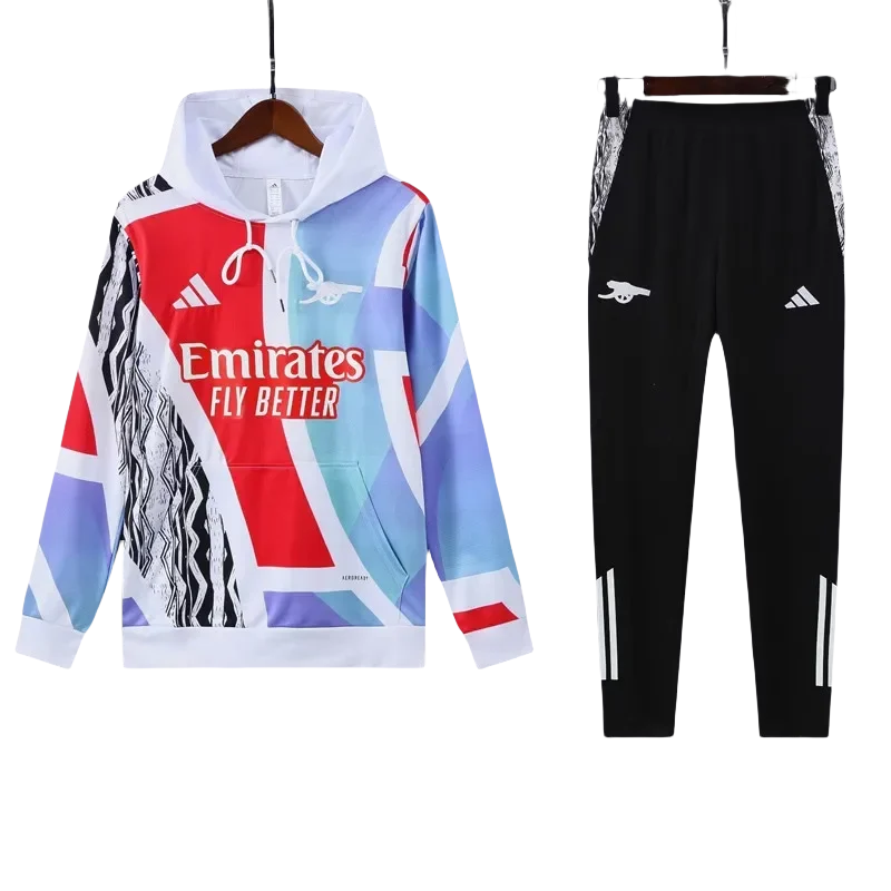 24-25 ARS White Hoodie Tracksuit
