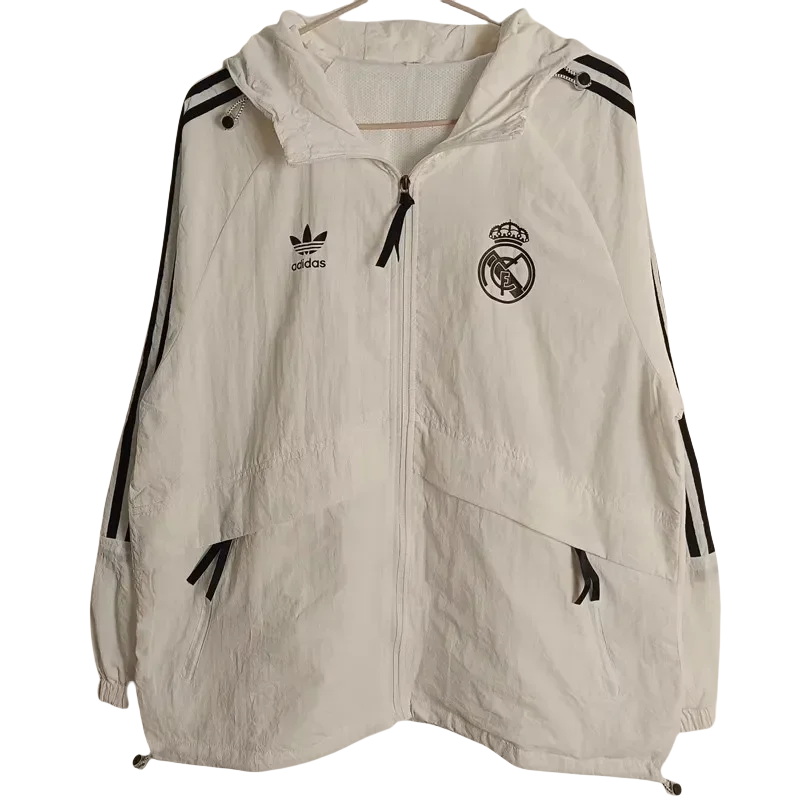24-25Mens Real Madrid  Khaki Windbreaker
