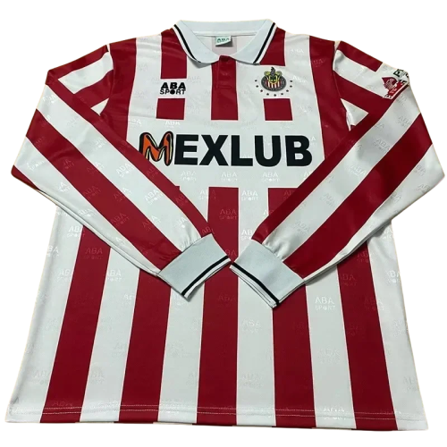 1994-1995 Chivas Home Long Sleeve Retro Soccer Jersey