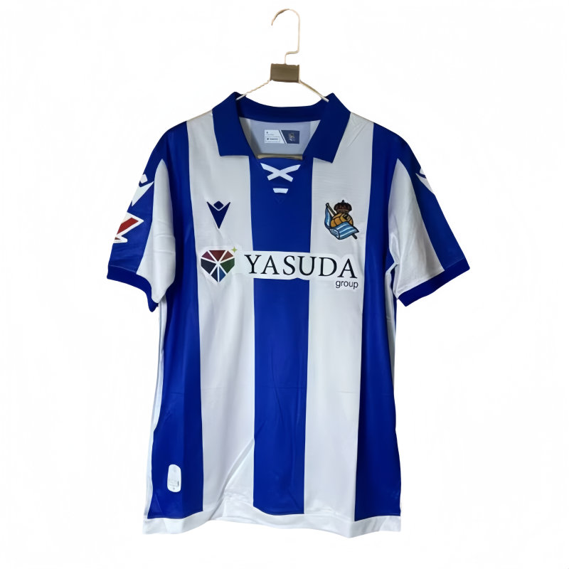 24-25 Real Sociedad home Fans Soccer Jersey