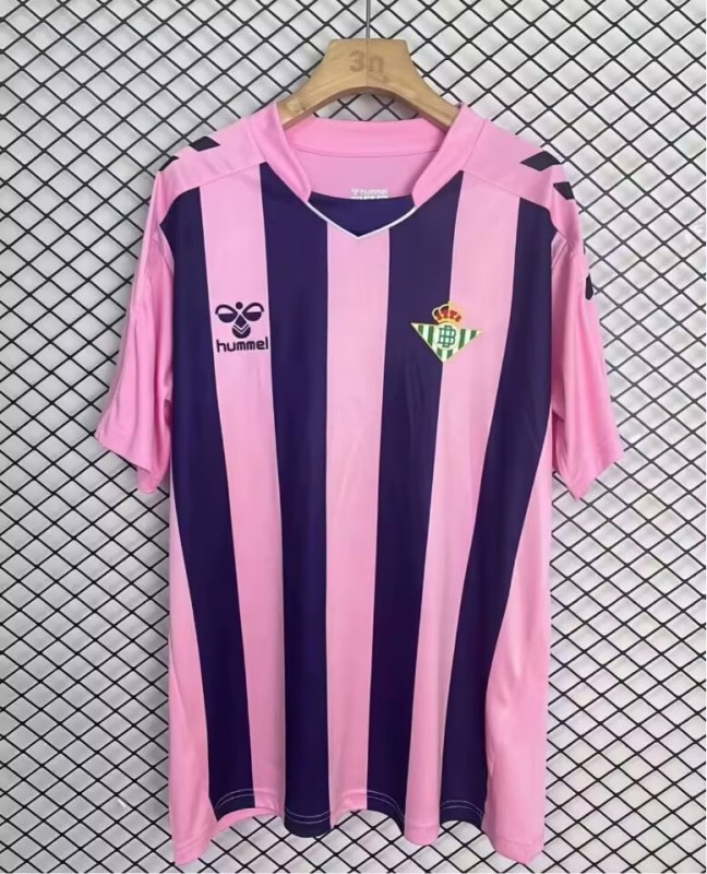 2025-26  Mens Real Betis Special Edition Pink Soccer Jersey
