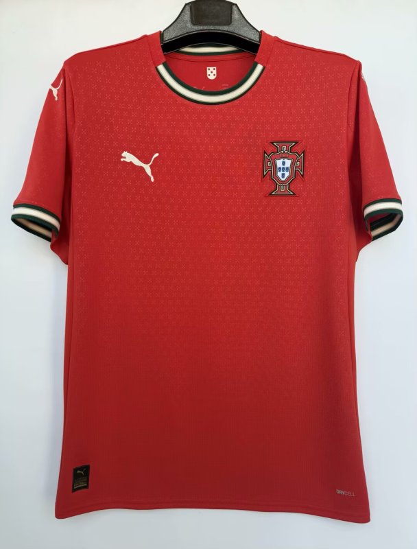 24-25 Portugal Home 1:1 red Fans Soccer Jersey