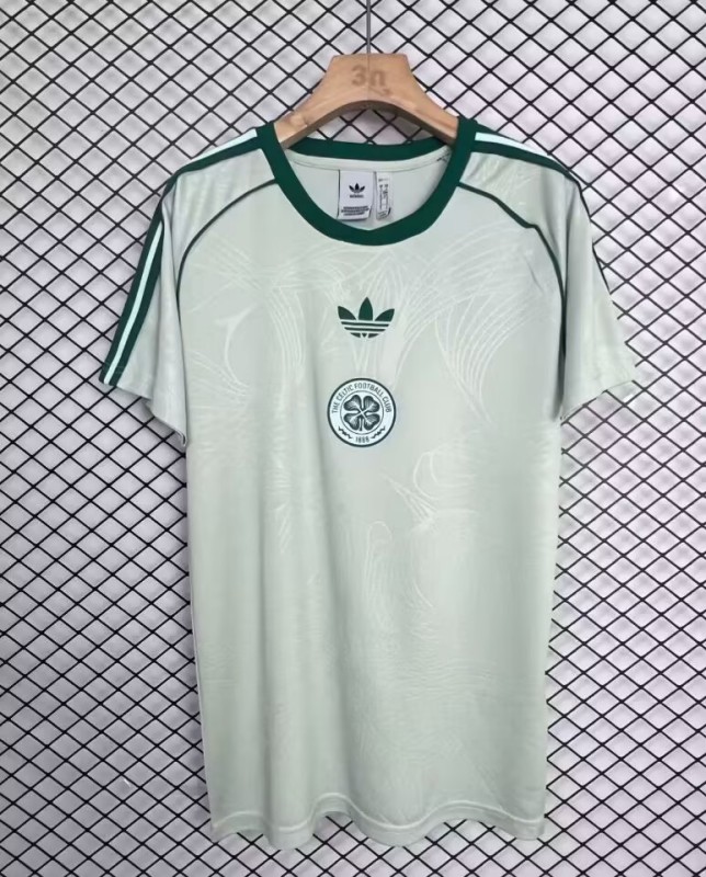 25-26  CELTIC  White Fans Soccer Jersey
