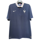 2014 Retro France  Home   blue Soccer Jersey