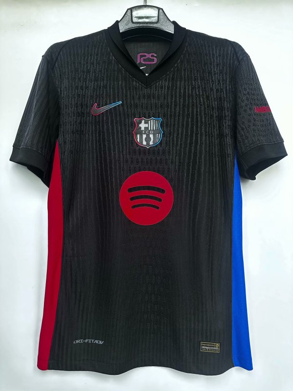24-25 Mens  Barcelona  Away  Player Version Soccer Jersey