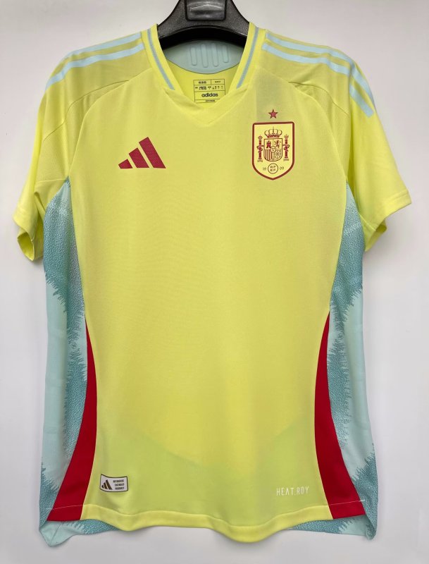 24-25 Mens Spain yellow Player Version Soccer Jersey