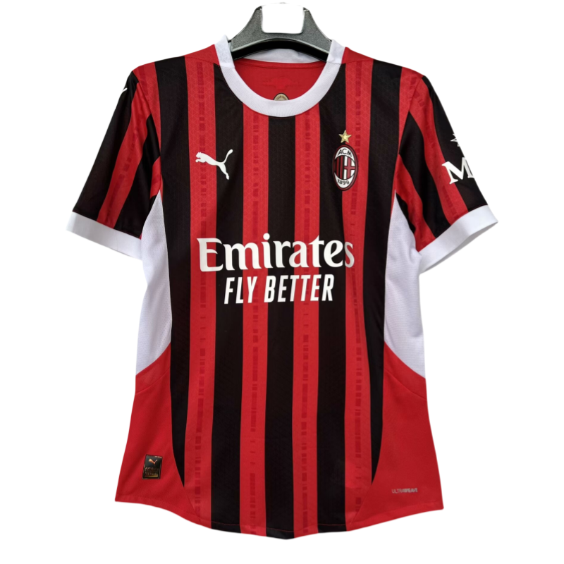 2024/25  Mens AC Milan  Home Player  Soccer Jersey
