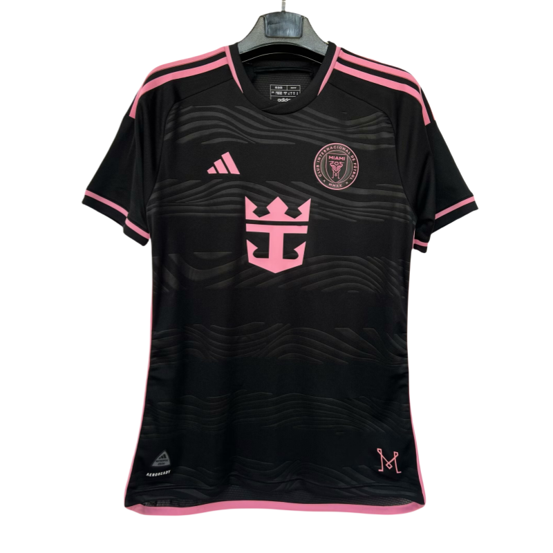 Mens Inter Miami C.F. black  Away Player Jersey 2025/26