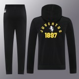 Mens Juventus Hoodie Set Black 2024/25