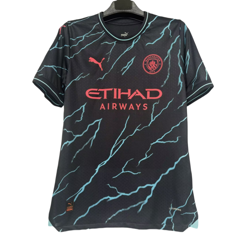 2023/24  Mens Manchester City Third away game Player Soccer Jersey