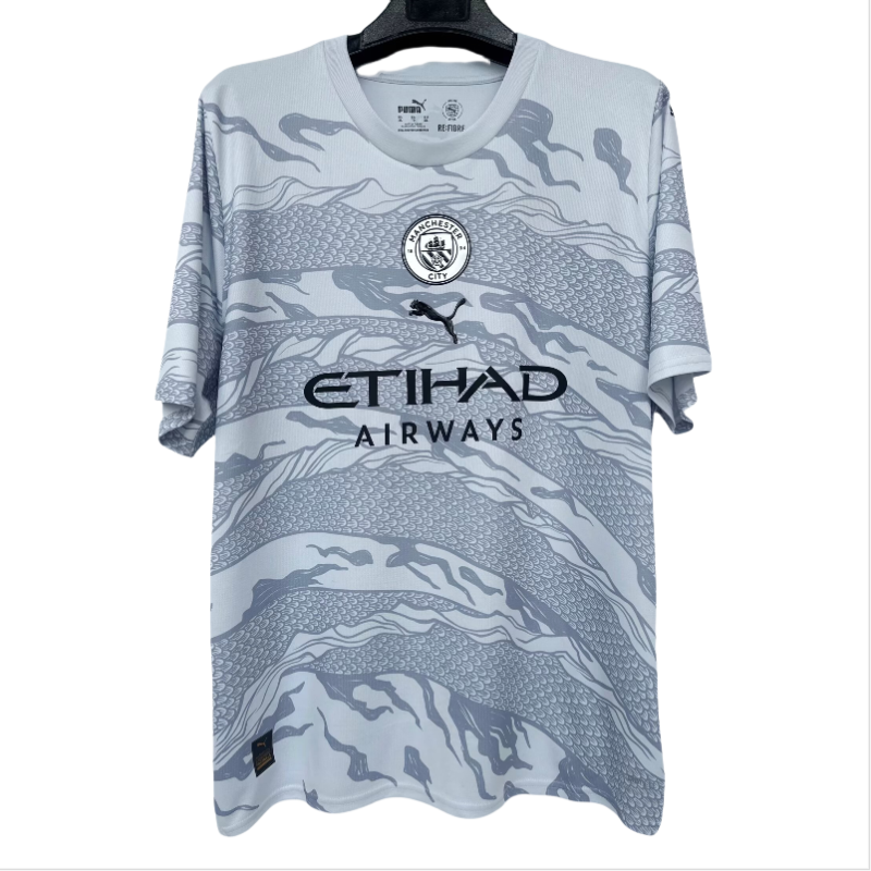 2024/25  Mens Manchester City Dragon Year Special Edition Soccer Jersey