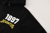 Mens Juventus Hoodie Set Black 2024/25