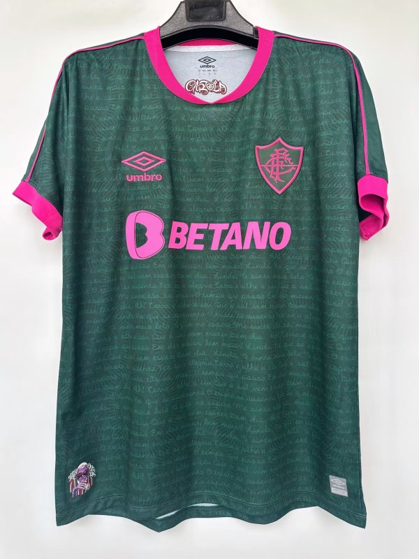 23-24 Fluminense Third away game Fans Soccer Jersey