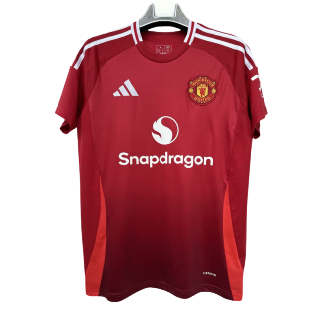 2024/25 Mens Manchester United  Home red Player version Soccer Jersey