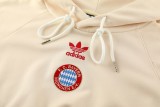 Mens Bayern Munich  Hoodie Beige  Jacket Tracksuit 2024/25