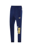 2025 Mens  Real Madrid  Hoodie Sweatshirt + Pants Training Suit Royal Blue