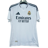 24-25 Mens  Real Madrid  White home  Player Version Soccer Jersey