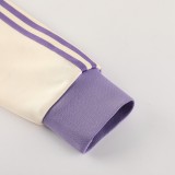 Mens Real Madrid Jacket + Pants Training Suit Light Beige2024/25