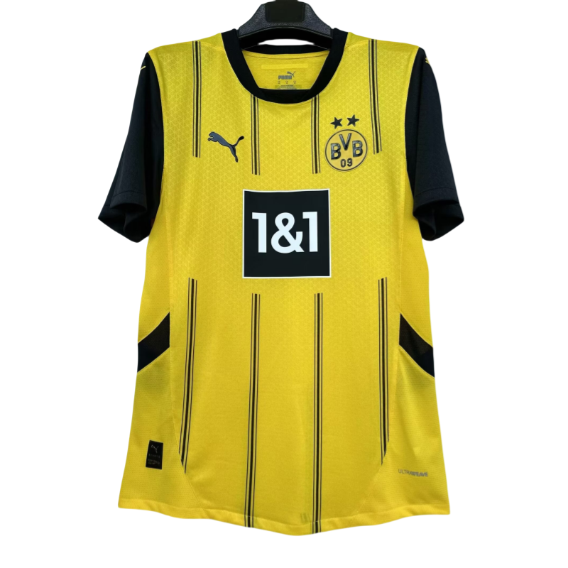24-25Mens Dortmund Home  yellow fans Soccer Jersey
