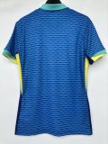 25-26Mens  Brazil  Away Player Version Soccer Jersey