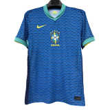 25-26Mens  Brazil  Away Player Version Soccer Jersey