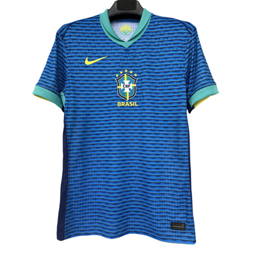 25-26Mens  Brazil  Away Player Version Soccer Jersey