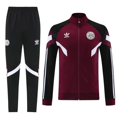 24-25 Mens  Ajax  Red  Jacket Tracksuit