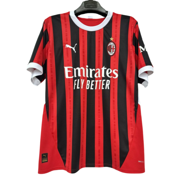 2024/25  Mens AC Milan  Home  Soccer Jersey