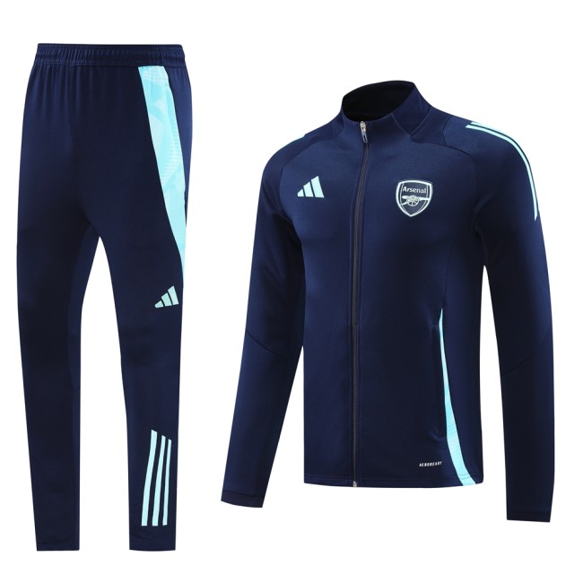 2024/25 Mens Arsenal Jacket  Training Suit Royal Blue