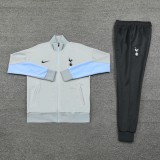 Mens Tottenham Hotspur  Jacket + Pants Training Suit Grey 2024/25