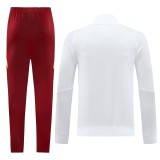 2024 Mens White Rome  Jacket + Pants Training Suit