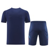 24-25 Mens Italy Royal Blue Training Short Suit