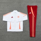 2024 Mens White Rome  Jacket + Pants Training Suit