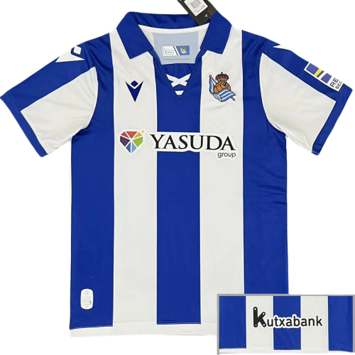 24-25 Real Sociedad Home Fans Soccer Jersey