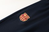 24-25 Mens Barcelona Red and blue Jacket Tracksuit