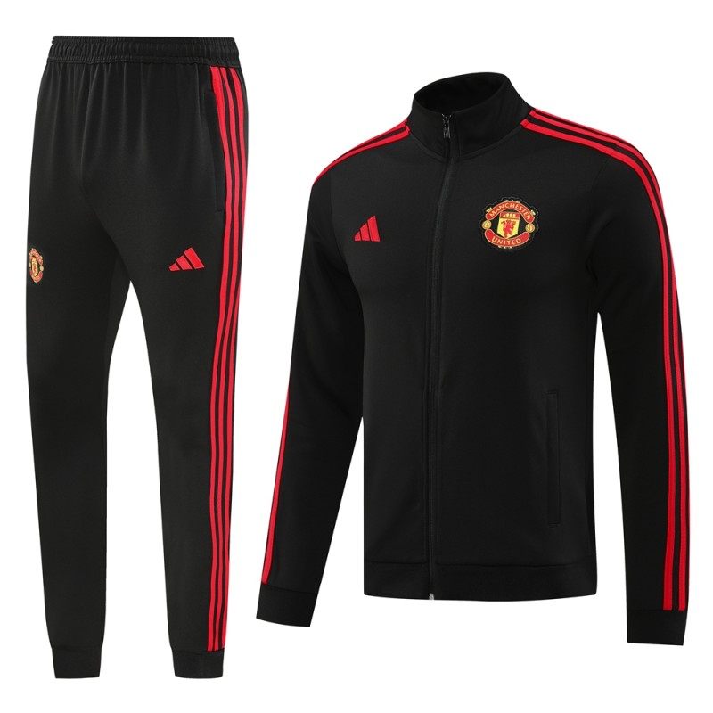 Mens Manchester United  Training Suit Black 2024/25