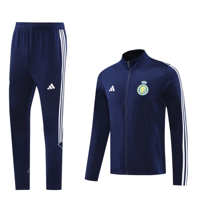 2024/25 Mens Riyadh Al-Nassr Royal Blue  jacket Training Suit