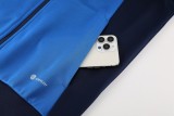 2024/25 Mens Manchester United Jacket + Pants Training Suit Royal Blue