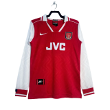 1996-97 Mens Arsenal home Retro Jersey Long Sleeve
