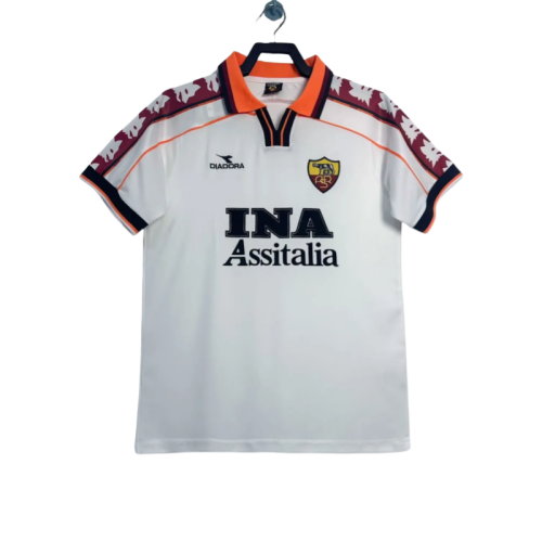 1998/99 Mens Roma Away Retro soccer Jersey