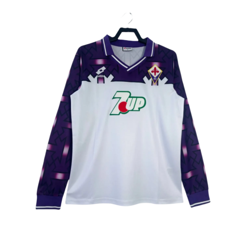 1992-1993 Fiorentina Away Retro Long Sleeve Soccer Jersey