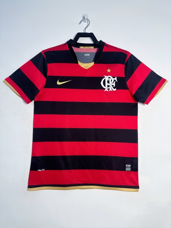 2008-2009 Mens  Flamengo Home Retro Soccer Jersey