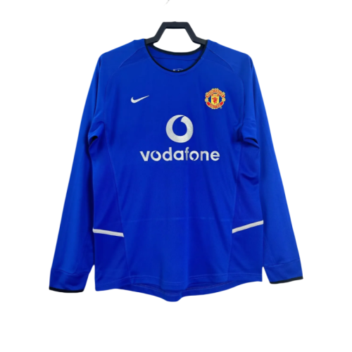 2002-03 Retro Mens Manchester United  Third Away Jersey Long Sleeve