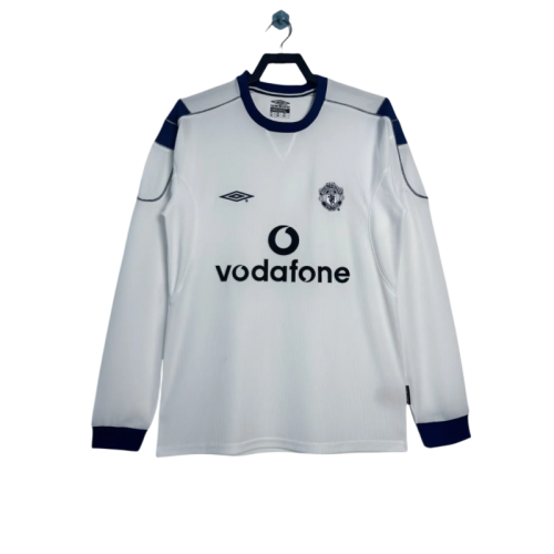 2000/01  Mens Manchester United  Retro home Long Sleeve Jersey